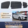 Parasole Per Hyundai I30 PD Hatchback 2018-2024 Parasole Magnetici Isolamento Termico Rete Tende Finestrino Parasole Accessori Auto