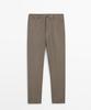 Masimodutti Cotton Linen Tapered Fit Pants