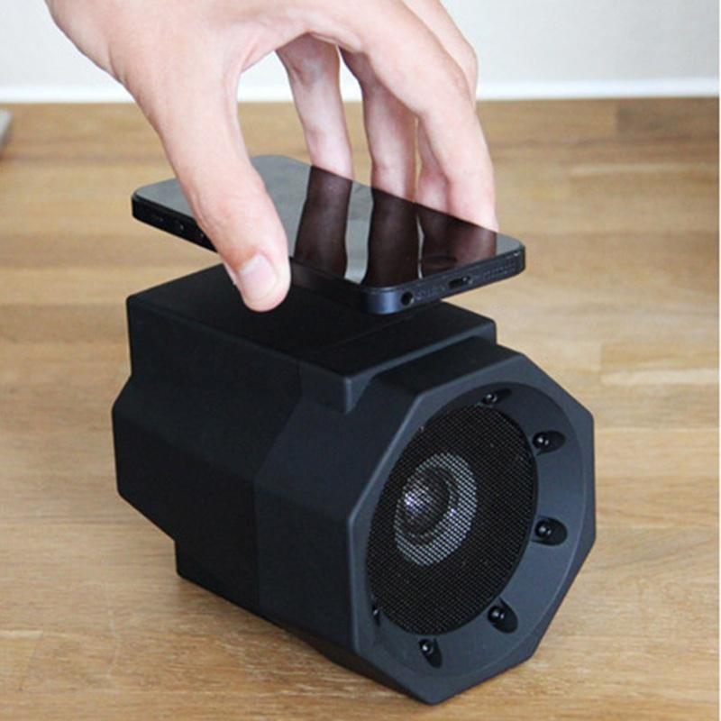 Portable Phone Cell Wirelesstouch Speaker Audio Dock Boom Box No Cables Speaker