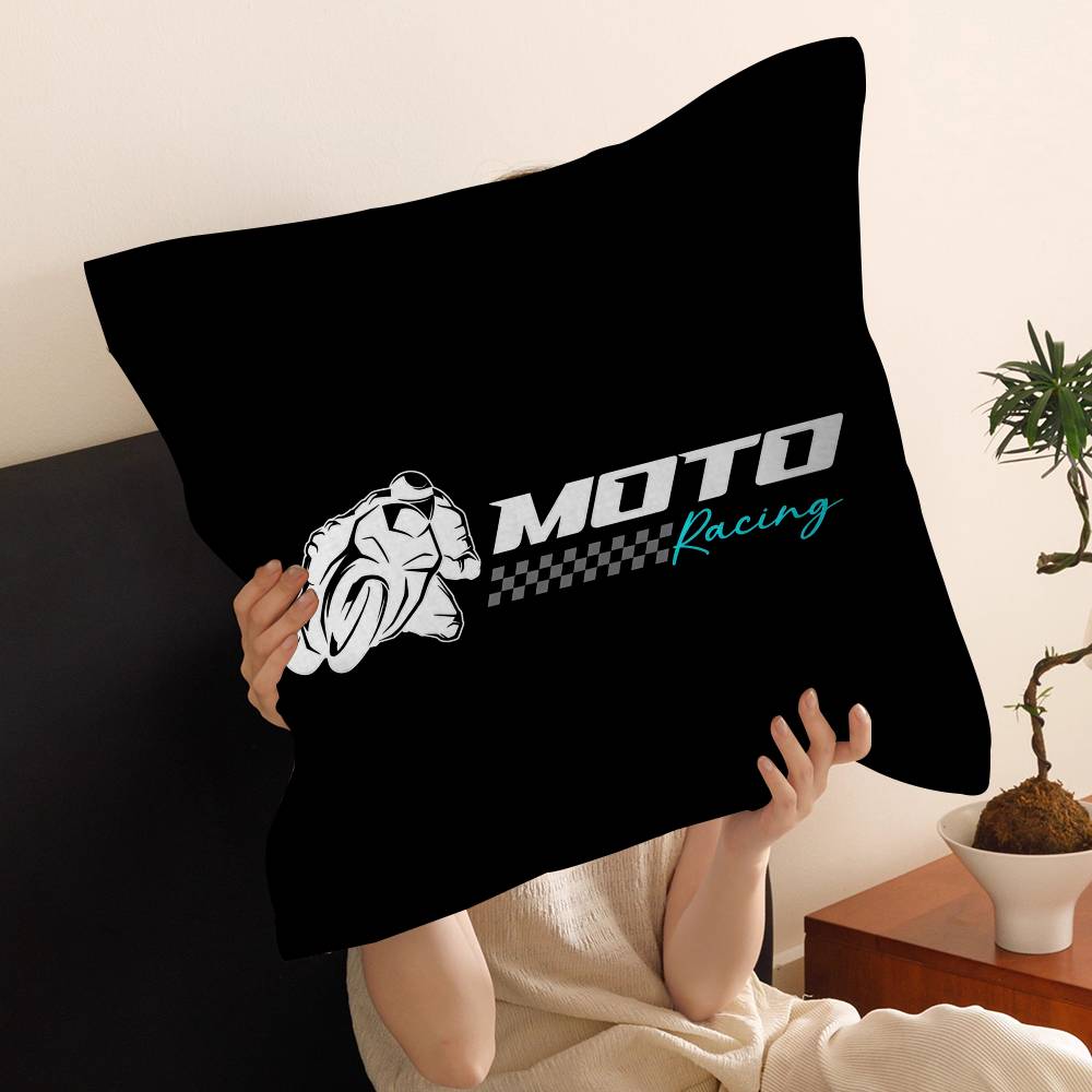 M-Moto G-GP Motorcycle Racing Pillow Cushion Cover Pillowcase Living Room Sofa Home Decor Customized