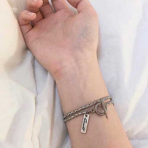 Qoocobb Minimal Double Strap Chain Bracelet-17