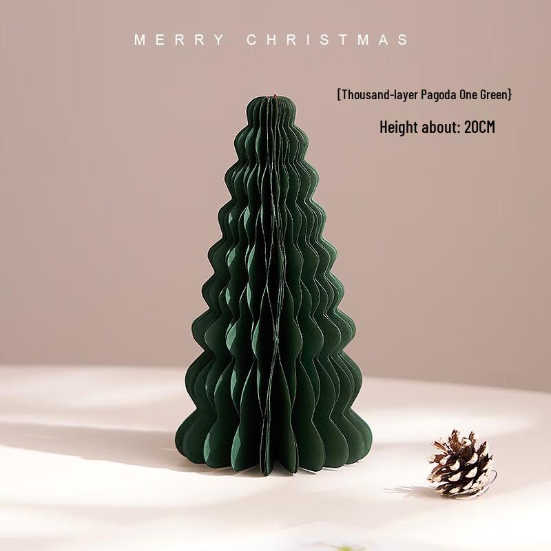 Mini Wooden Christmas Tree Decoration