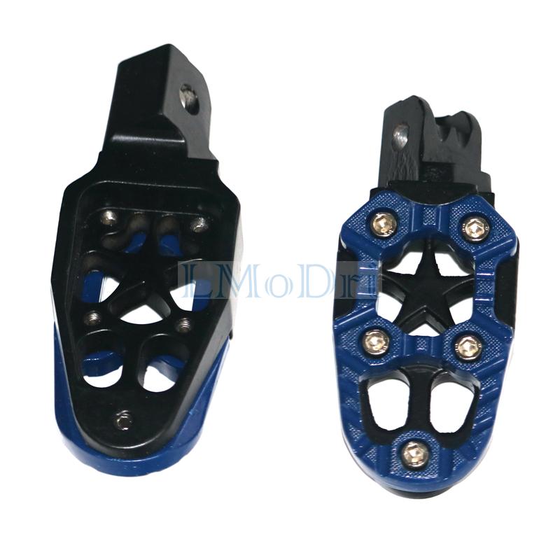 LMoDri 2 PZ/PAIO Spedizione Gratuita Poggiapiedi Moto Moto Fuoristrada Motorcross Pedane Pedali Modifica Universale