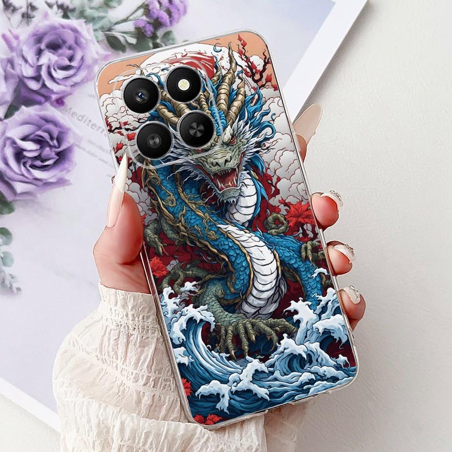 For Honor 400 Smart 5G Case LGN-NX1 Luxury Popular Painted Cover Soft Slim Phone Case For Honor X7d HonorX7d 5G Back Cover Coque