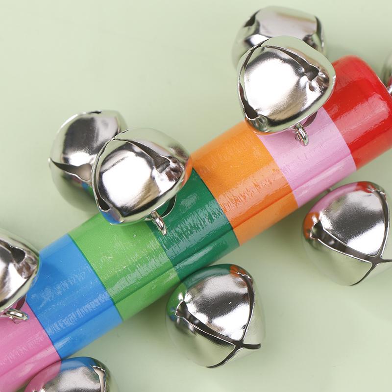 1Pc Cross Rainbow Hand Ring Colorful Ring Colorful Cross Ring Baby And Child Bell Puzzle And Early Education Toys