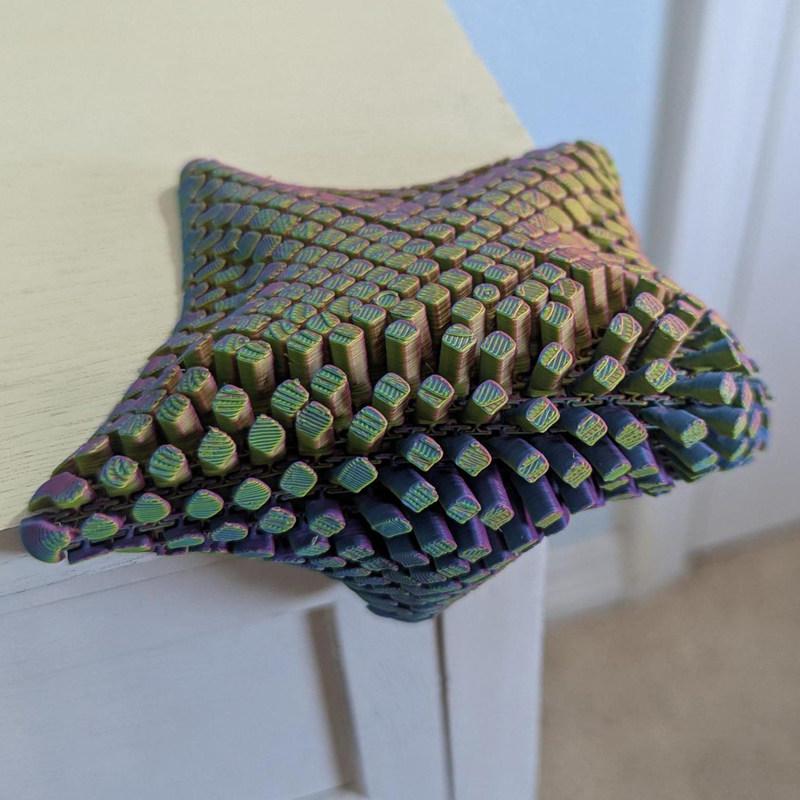 3D Printed Starfish Stress Relief Toy Novel Office Gift For Adults Boredom-Proofing Children'S Creative Plaything
