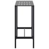 Bartisch Black 100x50x110 cm Powder Coated Steel