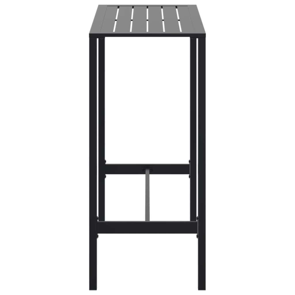 Bartisch Black 100x50x110 cm Powder Coated Steel