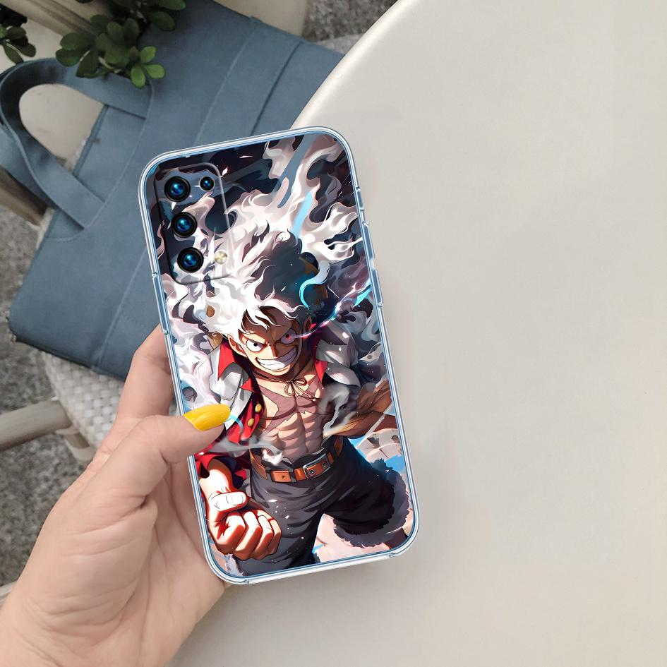 One Piece Luffy Soft Shell Transparent Phone Case for Motorola Moto Edge 20 30 40 50 S30 Fusion Ultra Pro Neo Lite + G200 G23