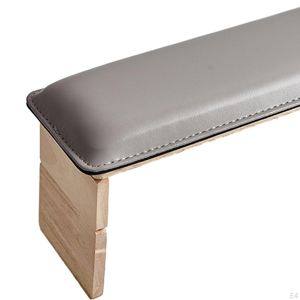 Arm Rest for Nail, Foldable Hand with PU Leather Soft Cushion, Professional and Home