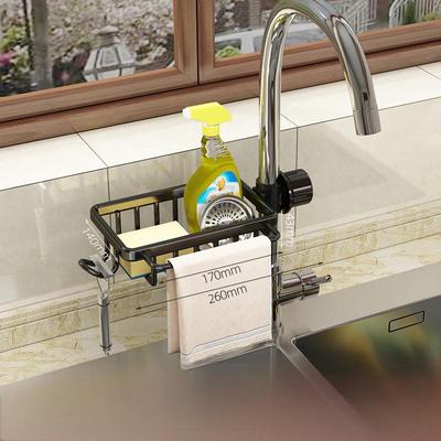 Weipello Kitchen Faucet Sponge Holder & Drain Rack