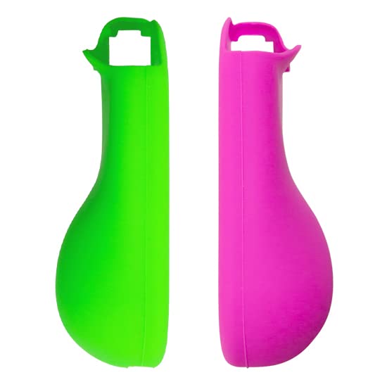 Resposta Silicone Protect Plus para Switch com stick com modelo EL orgânico e regular (Verde e Rosa) Joy-Con [Aderência melhorada/Sensação suave/Vem