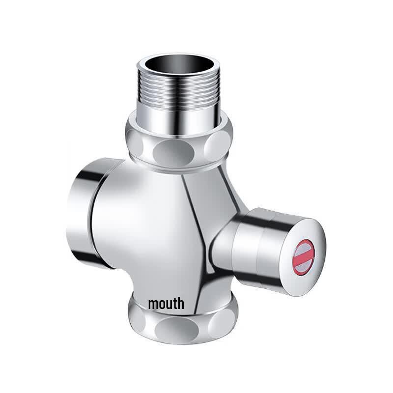 Self-Closing Manual Flush Valve for Squat Toilet
