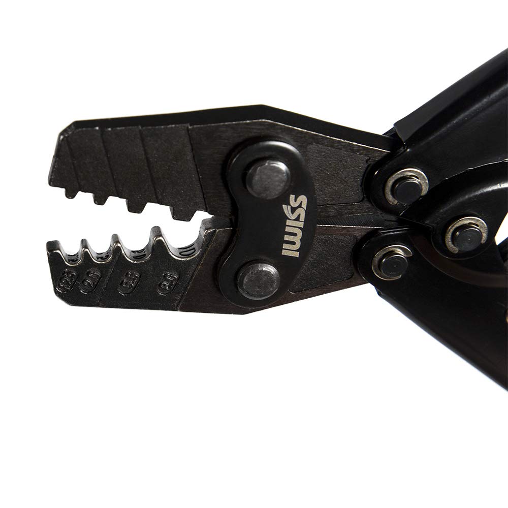 IWISS Bare Crimp Bare Crimp Crimping Compatible with Connectors HS-8 Terminals, Sleeves, Tool, General-Purpose Type, 1.25-8sq