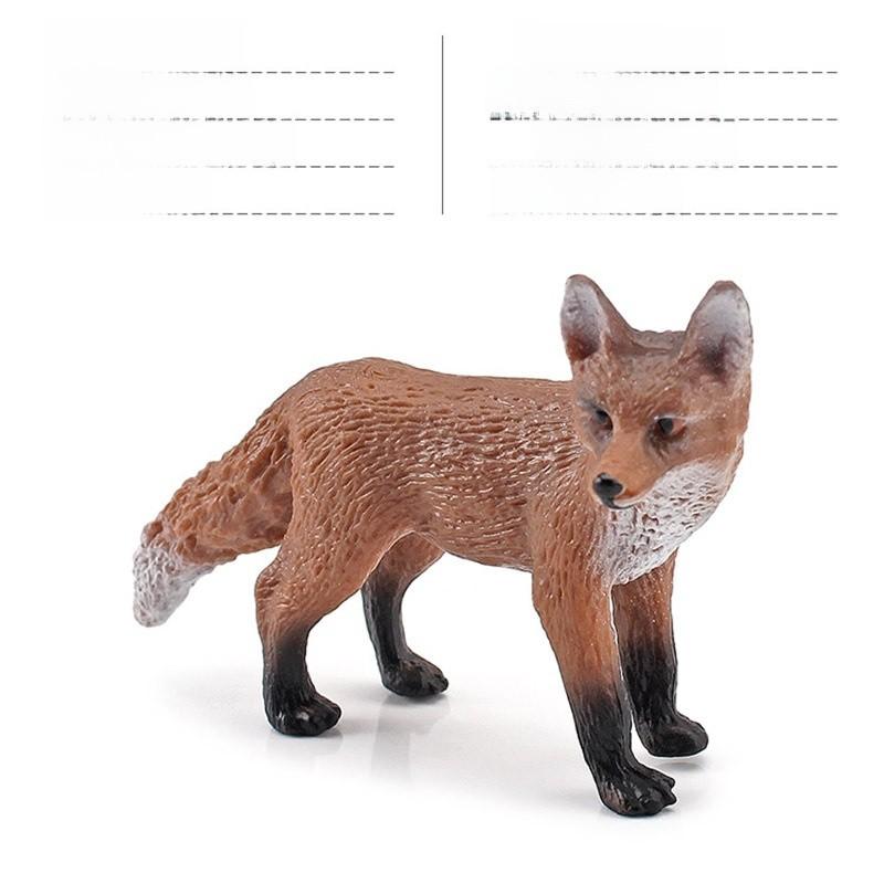Pvc Forest Monkey Rabbit Fox Deer Figures Collection Realistic Static Models For Classroom And Display