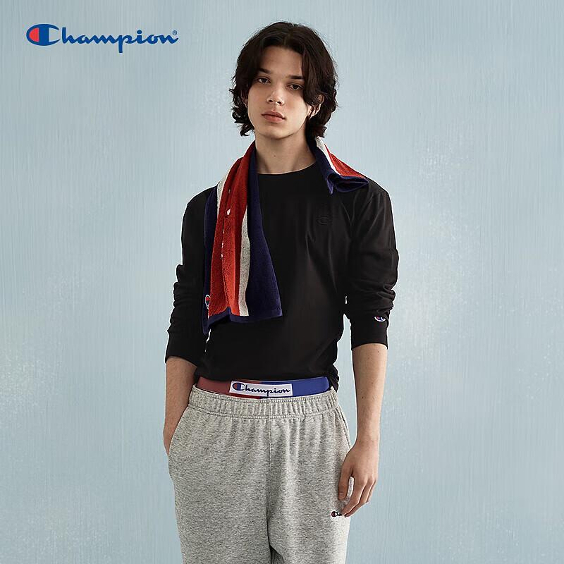 Champion Unisex Embroidered Long Sleeve T-Shirt - Spring 2025 S