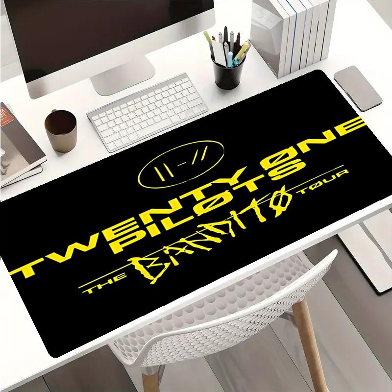 Tyler Joseph and Josh Dun1 Mouse Pad - Non-Slip Rubber Base, Smooth Surface for Work,Gaming,Office,And Home Use, Desk Mouse Pad