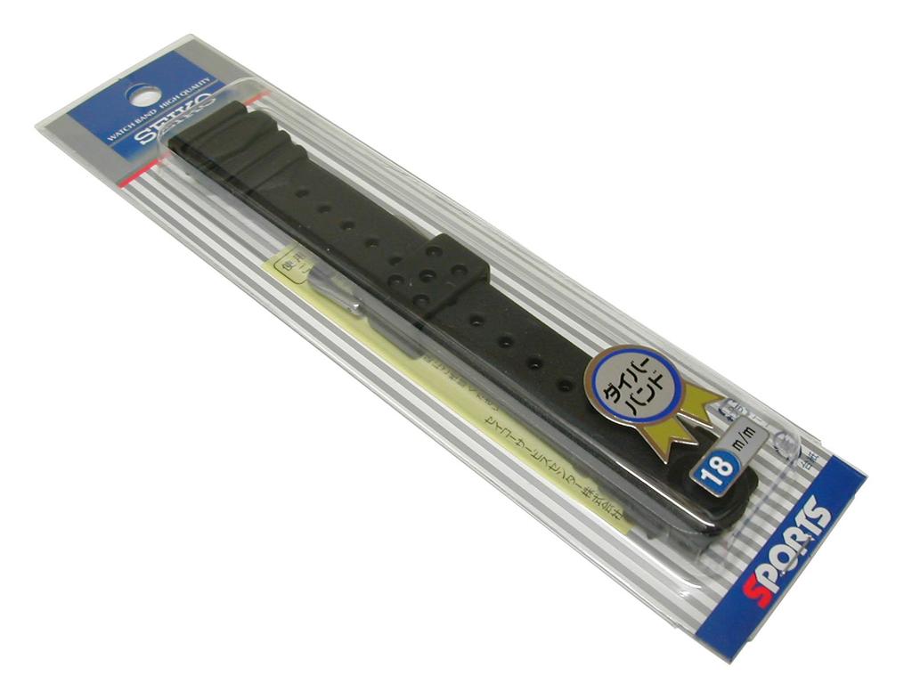 Seiko Watch Band 18mm Urethane Band DAR7BP [Seiko] Men's