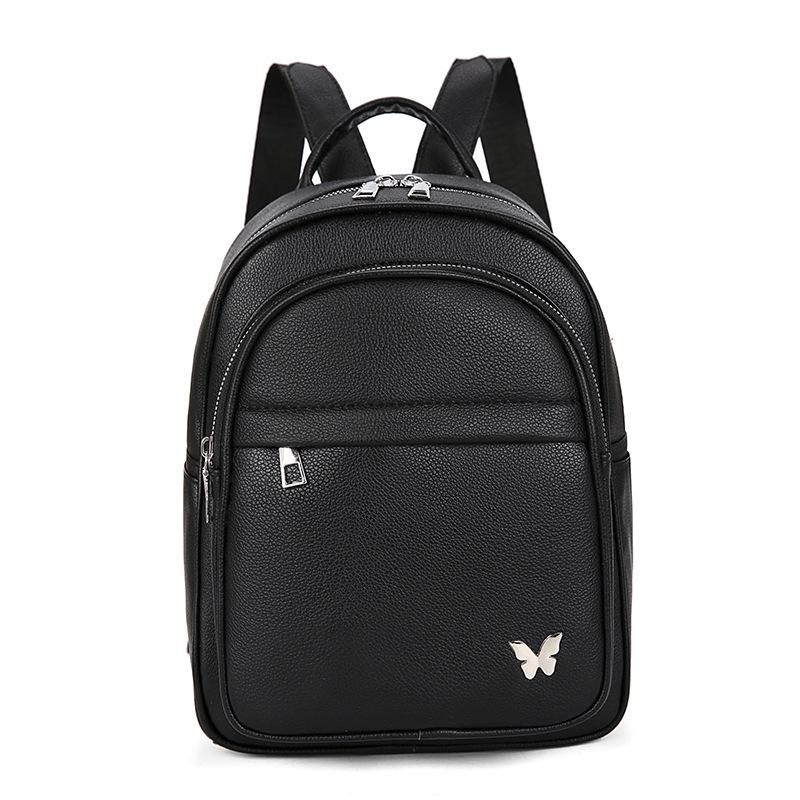 Sac à dos avancé pour femme, Nouveau sac à dos tendance et simple en cuir souple pour femme, Sac à dos de voyage décontracté et polyvalent