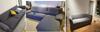 Cover For A Sofa, Sofa Bed, 3-Seater Sofa, Thick Grey