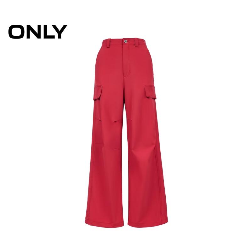 Only Women's 2025 Summer Cargo Cuffed Wide-Leg Pants