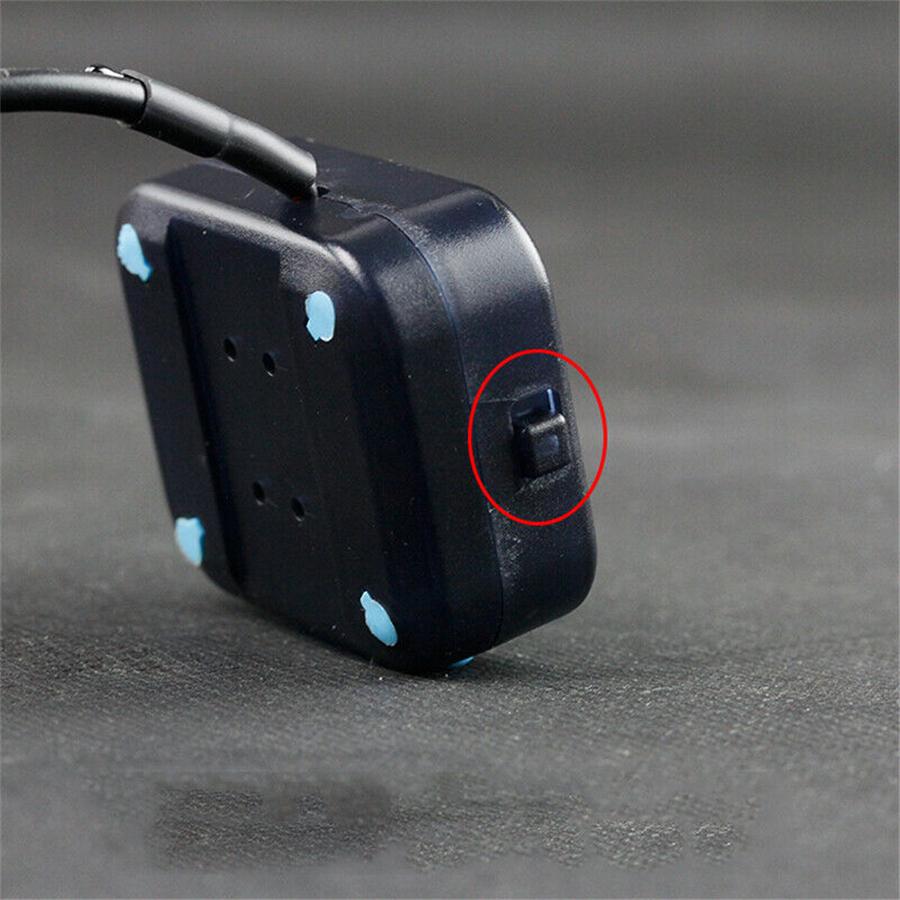 Digitální motocyklový voltmetr teploměr měřič teploty napětí modrý červený LED displej