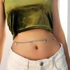 Strassbauchkette Schmuck Mit für Schmetterling Anhänger Körperschmuck Für Frauen Taillengliederketten Körperketten Schmuck Wai