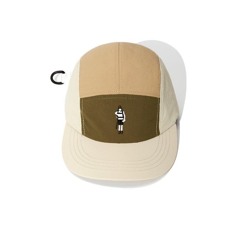 Parent-child splicing cap Women's summer quick-drying breathable cap Men's outdoor color matching soft top baseball cap