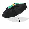1pc Celestial Moth Print Automatic Open/close Folding Umbrella, Compact Portable Travel Umbrella, Perfect Birthday/Christmas, Cute Umbrella,