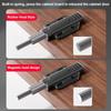 Quiet Close Hidden Cabinet Rebounding Device Plastic Drawer Soft Close Damper Closer  Home Kitchen