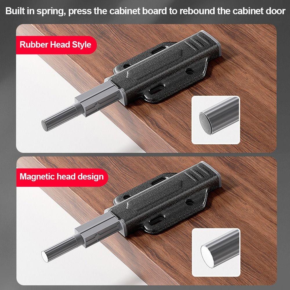Quiet Close Hidden Cabinet Rebounding Device Plastic Drawer Soft Close Damper Closer Home Kitchen