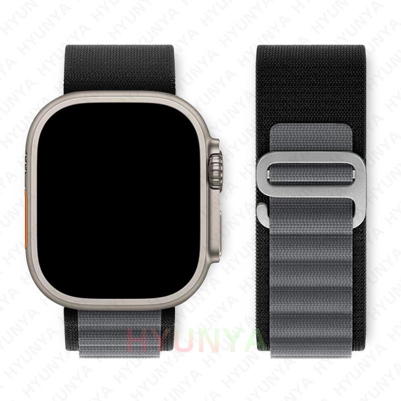Alpine Λουράκι για Apple Watch Band Σειρά 10 9 8 7 SE Ultra 2 41mm 42mm 45mm 46mm 49mm 40mm 44mm IWatch Correa Λουράκι Ρολόι Βραχιόλι