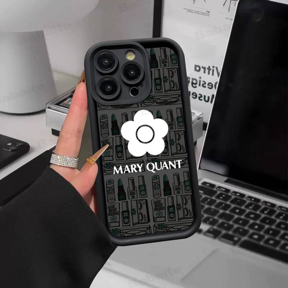 Fashion Brand Q-Quant Mary Silicone Soft Phone Case For IPhone 17 16 14 13 12 11 15 Pro Max Plus Air Cover