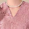 Pasit Faux Two-Piece Lace V-Neck New Chinese Style Mother-of-the-Bride Dress
