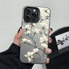 White Gardenia Pattern Phone Case Suitable For IPhone 17 16 E 15 14 13 12 11 Pro Max 14 16 Plus 17Air Shockproof Back Cover Case