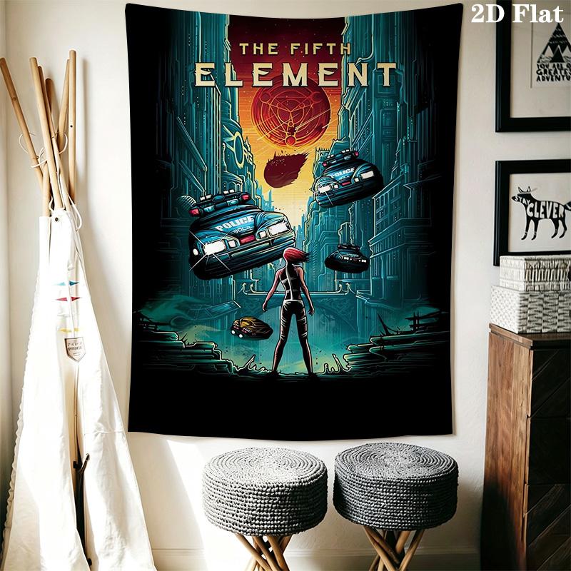 The Fifth Element Pattern Home Decor Tapestry, Wall Hanging, Decorative RV Wall Cloth.SGT0917004