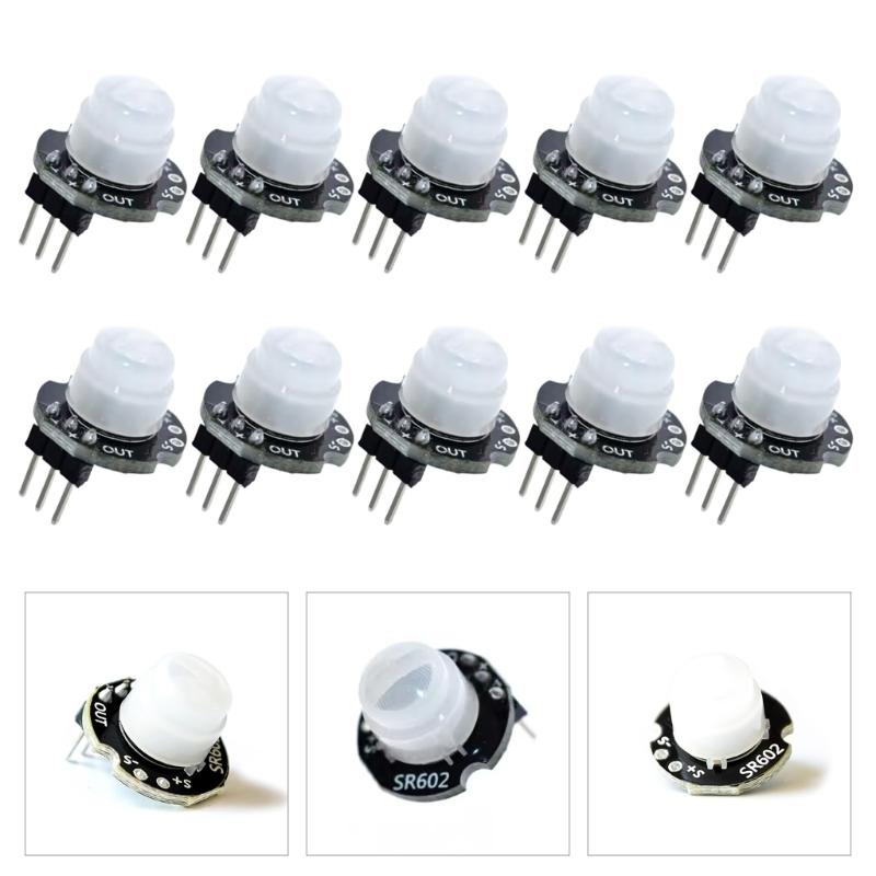 SR602 Motion Sensory Detector Module Pyroelectric Kit Sensory Switcher Human Body Sensory Module Low Power Consumption