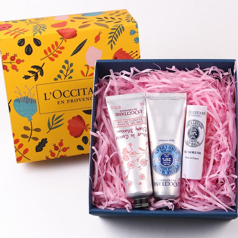 L Occitane Hand Cream & Lip Balm Set