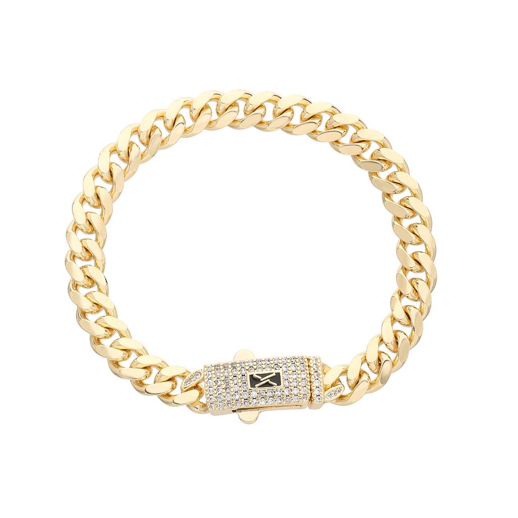 Fashion Monaco Anklet 4N6N8N23cm25cm High Quality 14K Gold Plated Anti-fading Anklet for Men and Women