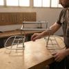 Motorcycle Side Luggage Rack Cylindrical Frame Cargo