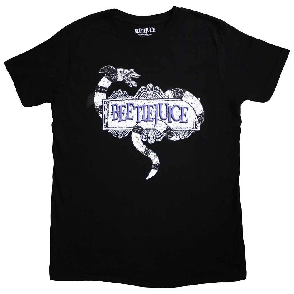 Beetlejuice - Snake Badge - Black T-shirt M