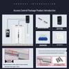 Realand F101B Face Recognition Access Control System with Double Magnetic Lock Kit CN Plug (adapter Included)
