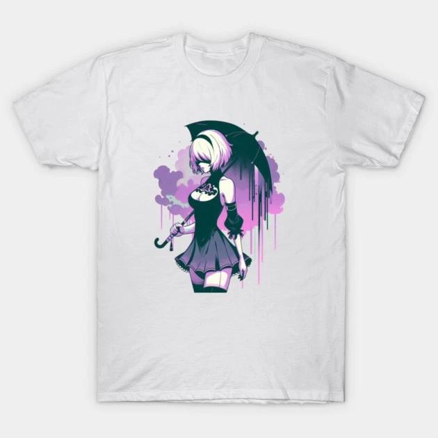 2b Nier Automata Waifu Shirt Anime Nier Automata Waifu Senpai White T Shirt V5 S