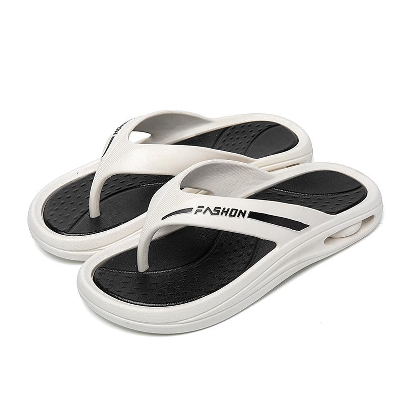 Two-color flip-flops men's summer new brand beach sports and leisure slippers home pinch splint shoes sandals