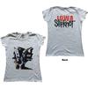 Slipknot Damen T-Shirt Iowa Ziege Schatten (Zurück drucken) (Groß)