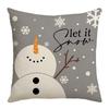 Christmas Decor Pillowcase 35/40/45Cm Holiday Farmhouse Home Decorative Cushion Cover Cute Dwarfs Reindeer 3D Print Pillow Cover
