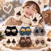 1 Pair Breathable Kids Gloves Cute Full Finger Gloves New Winter Gloves  Outdoor Play