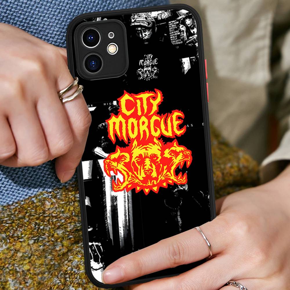 C-City M-Morgue Zillakami Phone Case For IPhone 11 12 13 14 15 16 Pro Plus X XS MAX Matte Bumper Shockproof Cover