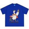 We Board At Dawn Funny Goose Print T Shirt Unisex Unisex Loose Casual Tshirt Summer Shortsleeved Fashion Cotton Tshirt Streetwear