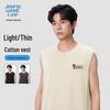 JEANSWEST LIFE Men's Thin Pure Cotton Sleeveless T-Shirt